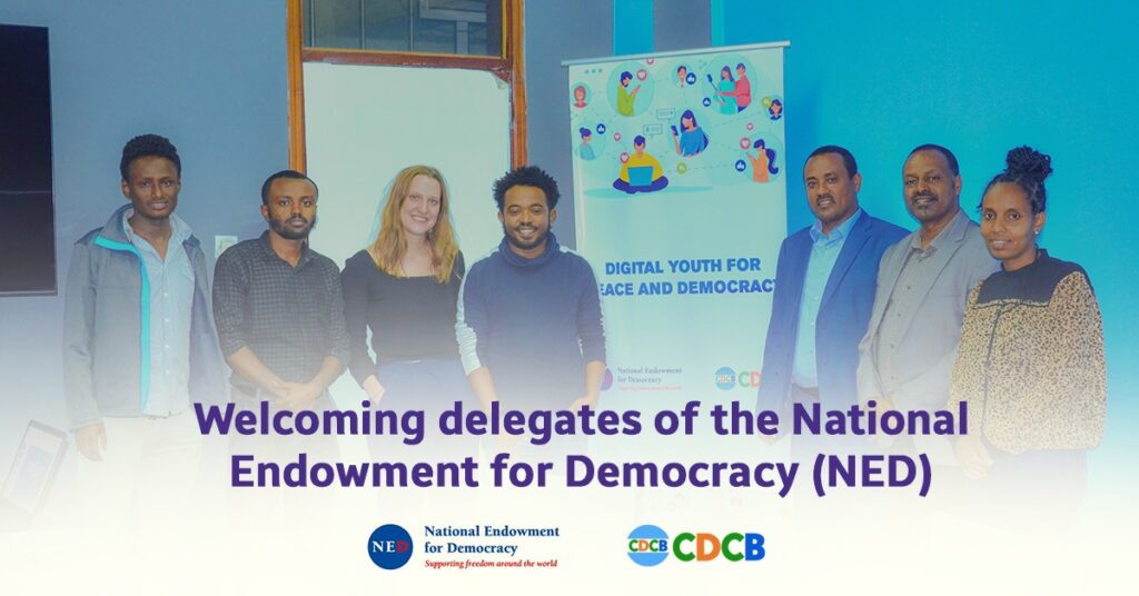 Welcoming delegates of the National Endowment for Democracy (NED)
